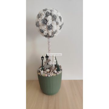 Karácsonyi asztaldísz