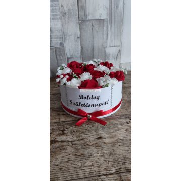 Születésnapi virágbox 