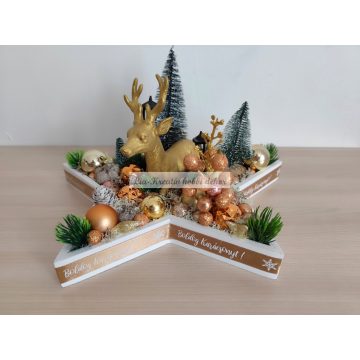 Adventi asztaldísz csillag